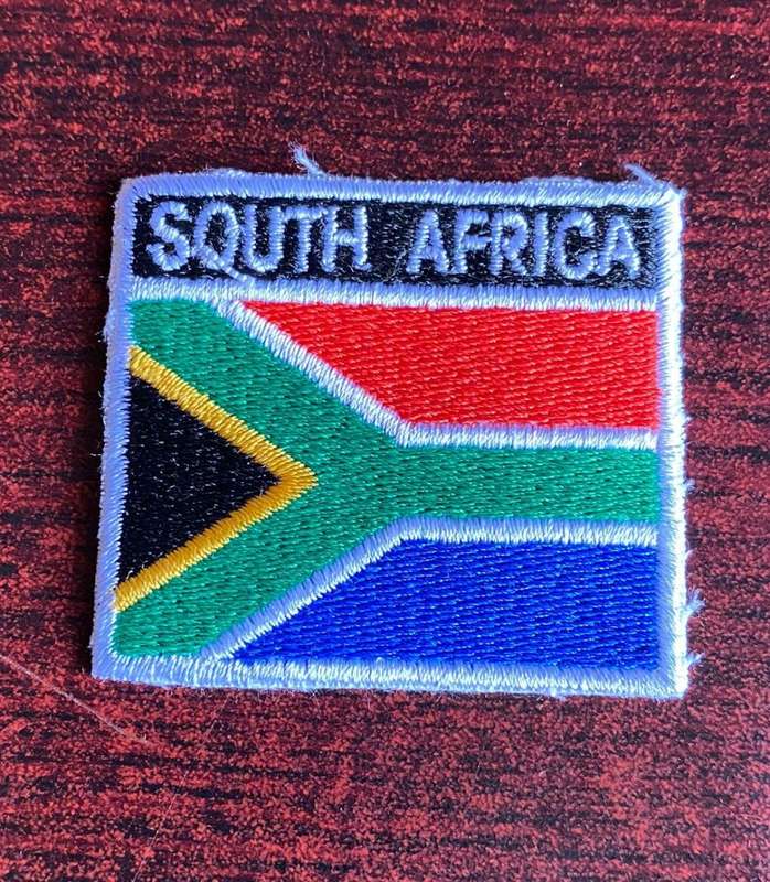 SA FLAG PATCH-MEASURES 50X54 MM