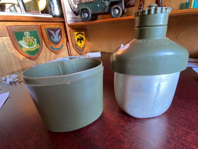 RHODESIA WATER BOTTLE IN GOOD CONDITION