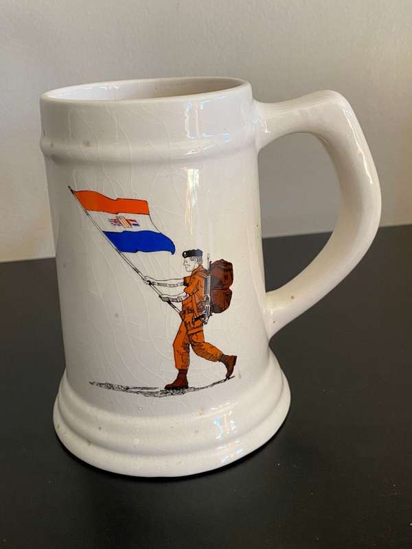 WESTERN PROVINCE COMMAND COMMEMORATIVE MARCH 1991 MUG-HEIGHT 14.5 CM