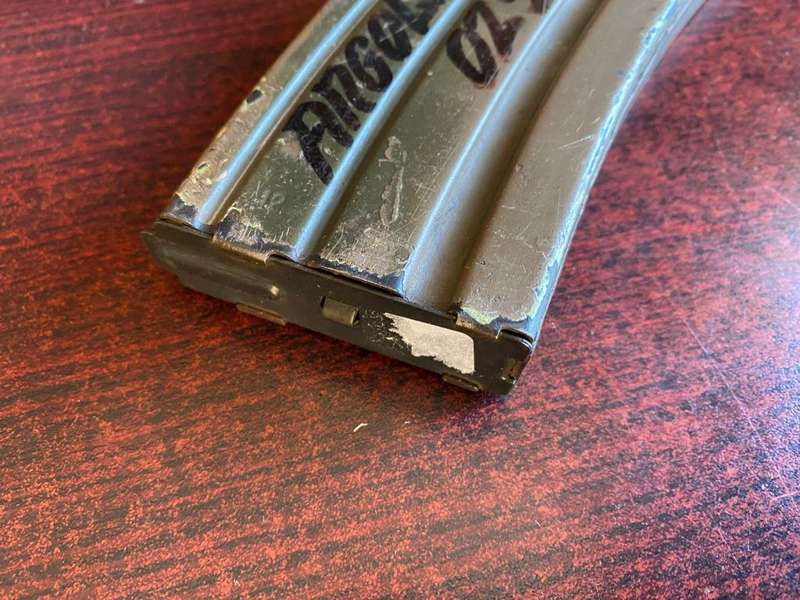 BORDER WAR BRING BACK MAGAZINE FOR R4 RIFLE-ANGOLA OPS HOOPER COMPLETE,WORKING CONDITION