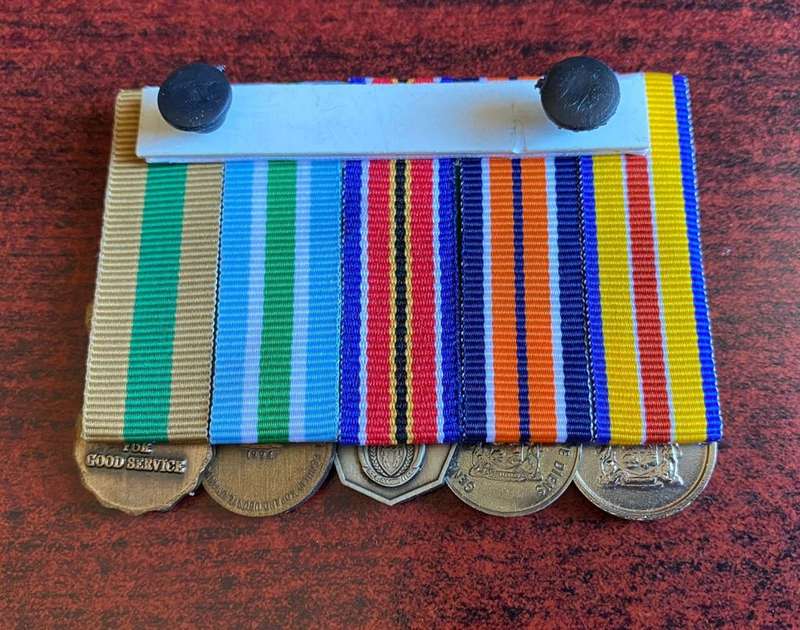MOUNTED MINIATURE MEDAL GROUP