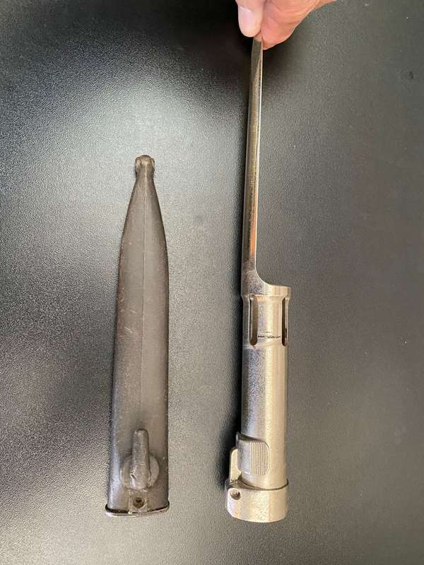 CHROMED R1 BAYONET FOR CEREMONIAL PARADES