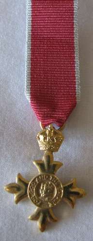 OBE (2nd TYPE) MINIATURE MY 16