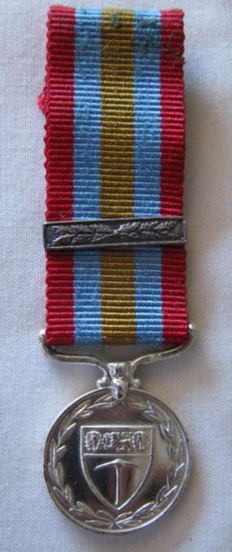 RHODESIA EXEMPLARY SERVICE MEDAL - MINIATURE