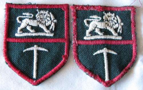 RHODESIAN ARMY FORMATION PATCH X 2