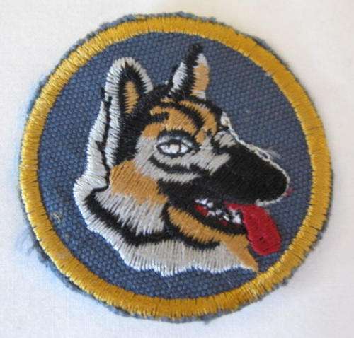 SAP DOG HANDLER BADGE - EMBROIDERED
