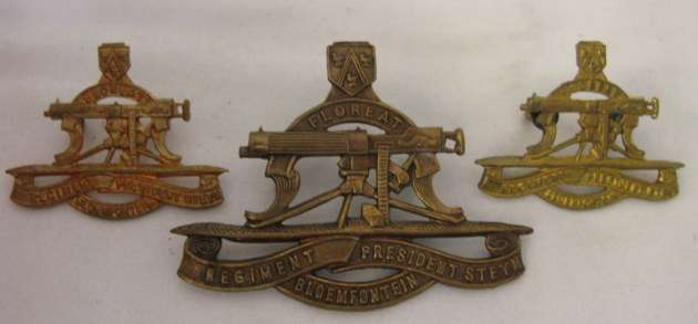 REGIMENT PRESIDENT STEYN CAP AND COLLARS 1934-64 LUGS INTACT