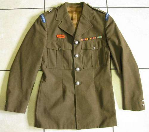 STEP-OUT JACKET FOR THE NATAL CARBINEERS - SIZE SMALL.