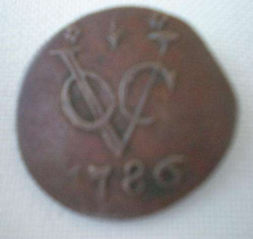 NETHERLANDS EAST INDIES-GELDERLAND COINAGE-1786 DUIT