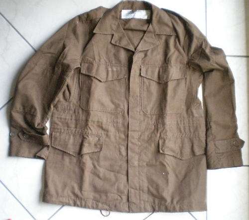 SADF NUTRIA JACKET SIZE MEDIUM-MEASURES 55CM ARMPIT TO ARMPIT-LABELLED & DATED 1975-THIS JACKET IS I