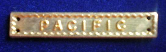 WW2 FULL SIZE PACIFIC STAR MEDAL RIBBON CLASP