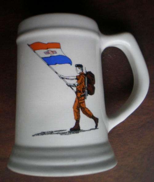 VINTAGE WESTERN PROVINCE COMMAND COMMEMORATIVE MARCH 1993 MUG-HEIGHT 14CM-GOOD CONDITION WITHOUT ANY