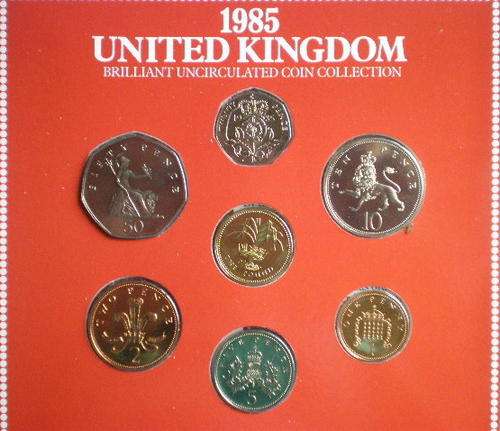 BRITISH 1985 UNCIRCULATED COIN COLLECTION
