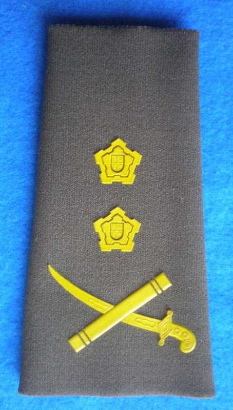 SA ARMY RANK FOR LIEUTENANT GENERAL-RUBBERISED-SINGLE