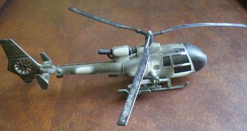 GAZELLE HELICOPTER MADE BY SOLIDO IN FRANCE-MEASURES 17X16CM