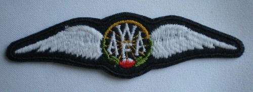 SAAF EMBROIDERED WING WORN BY WOMAN'S AUXILIARY AIR FORCE DURING WW2-FERRYING AIRCRAFT-REPRODUCTION