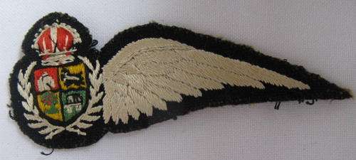 SAAF AIR CREW WING FOR NAVIGATOR/OBSERVER 1938-1960-EMBROIDERED