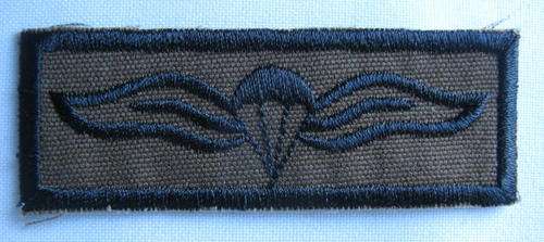 SA PARACHUTE STATIC LINE WING-EMBROIDERED ON NUTRIA-FIELD DRESS
