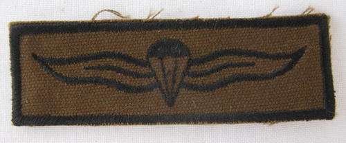 SA PARACHUTE BASIC PARA WING FOR FIELD DRESS-EMBROIDERED