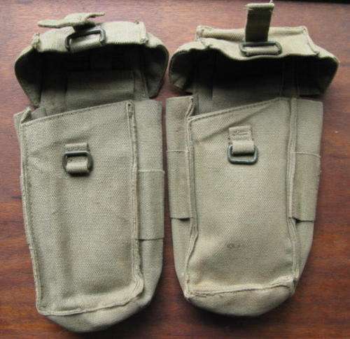 RHODESIAN WEBBING:FOLLOWING 2X AMMO POUCHES