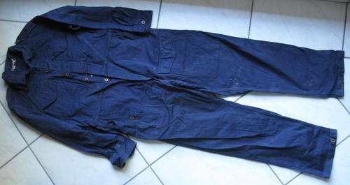 RHODESIAN POLICE RESERVE OVERALL SIZE LARGE,PIPE LENGTH 80 CM MAKERS LABEL LUSTY CLOTHING