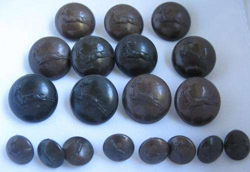 SA NAVY PLASTIC BUTTONS-ALSO SAAF & ARMY-11 LARGE & 8 SMALL
