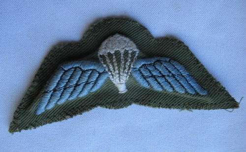 RHODESIA ARMY PARA WINGS,WORK DRESS-PADDED VARIATION