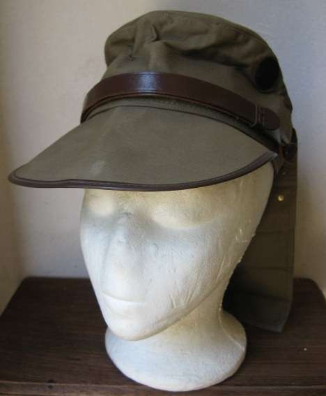 CUBAN FLAP CAP USED DURING THE SA BORDER WAR IN ANGOLA-GOOD CONDITION