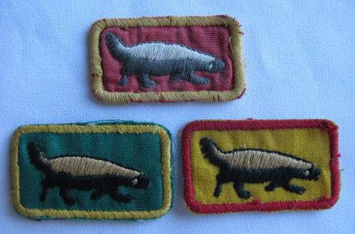 SWA SPES. TRACKER & TRACKING INSTRUCTOR BADGES-EMBROIDERED-GUARANTEED ORIGINAL USED ITEMS-3 IN TOTAL