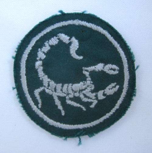 HUNTER GROUP ,RIGHTHAND CLOTH INSTRUCTORS ARM BADGE,FOR INSTRUCTORS WHO HAD COMPLETED MORE THAN 240