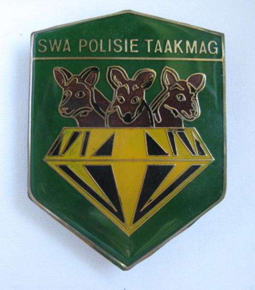 SWA POLICE TAAKMAG METAL FLASH-ORIGINAL-3 PINS
