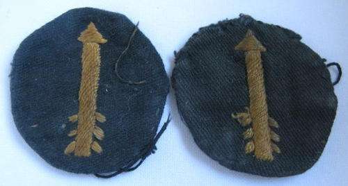WW2 FORMATION SIGNS FOR THE 7TH INDIAN DIVISION-ORIGINAL PERIOD ITEMS-SCARCE