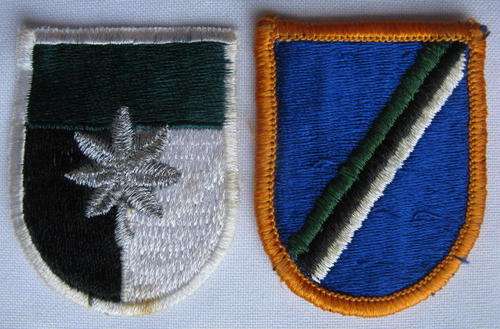 US SPECIAL FORCES BERET BADGES X2