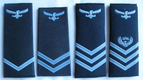 SAAF RANK SLIP ONS-RUBBERIZED
