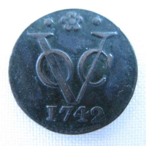 1742 VOC COIN-DIAMETER 22 MM