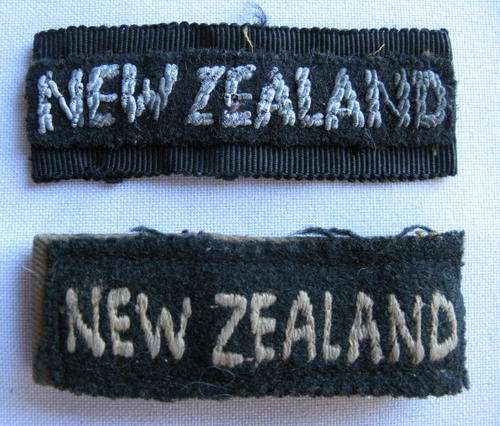WW2 NEW ZEALAND TITLE PAIR