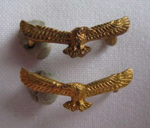 SAAF MESS DRESS COLLAR BADGES-LUGS INTACT