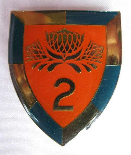2 SPECIAL SERVICE BATTALION SHOULDER FLASH- 3 PINS-ORIGINAL