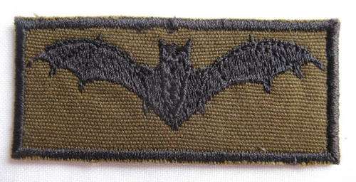 SA JUNIOR RECCE BREAST BADGE BLACK EMBROIDERED & BROWN