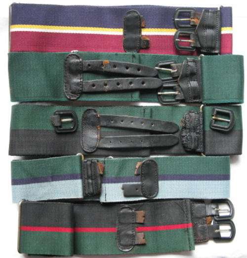 RHODESIAN STABLE BELTS FOR RHODESIAN AFRICAN RIFLES/RHODESIAN DEFENCE UNIT/RHODESIAN REGIMENT SIGNAL