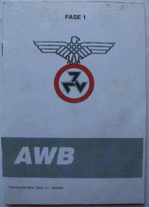 AWB FASE 1-A SILLABUS IN AFRIKAANS-59 PAGES,SOFT COVER-CONDITION USED GOOD