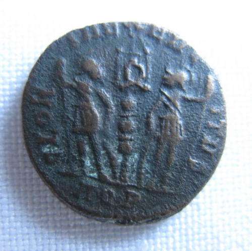 BRONZE ROMAN COIN-CONSTANTINE 1-307-337-DIAMETER 16 MM-GUARANTEED AUTHENTIC