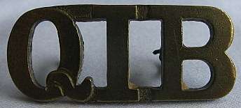 BOER WAR QUEENSLAND IMPERIAL BUSHMAN (AUSTRALIAN) TITLE - 2 LUGS - SCARCE