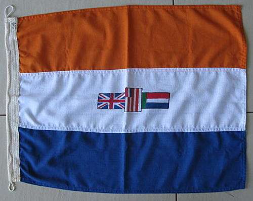 OLD SA FLAG MEASURES 43cm x 60cm  - GOOD CONDITION
