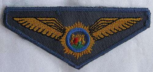 SA POLICE BLUE PILOTS WING - EMBROIDERED - ORIGINAL