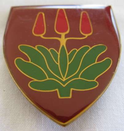 SHOULDER FLASH - EAST LONDON COMMANDO - 3 PINS - ORIGINAL