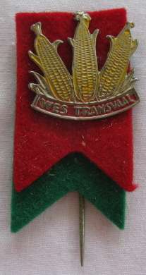 WES TRANSVAAL RUGBY LAPEL PIN - 1960'S - 70'S