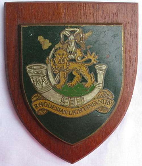 RHODESIAN LIGHT INFANTRY PLAQUE