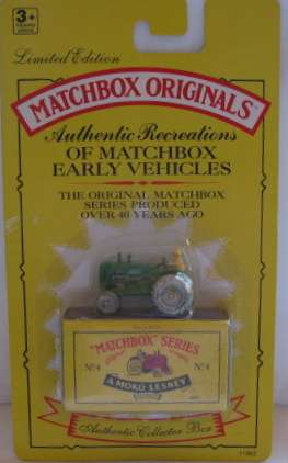 MATCHBOX NO 4 AUTHENTIC RECREATION