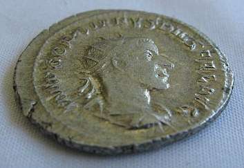 SILVER ROMAN COIN - GORDIAN III - 238 - 244 - ANTONINIANUS - DIAMETER 24MM - AUTHENTIC